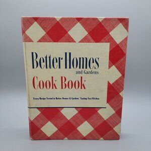 1950s Better Homes & Gardens Cook Book Ringed Binder With Binder Tabs